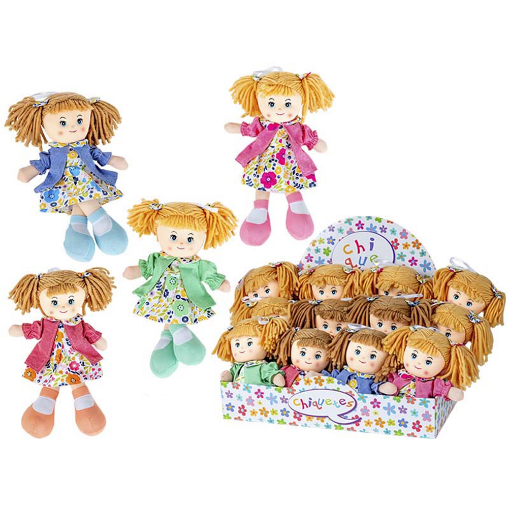 Muñeca primavera vestido flores