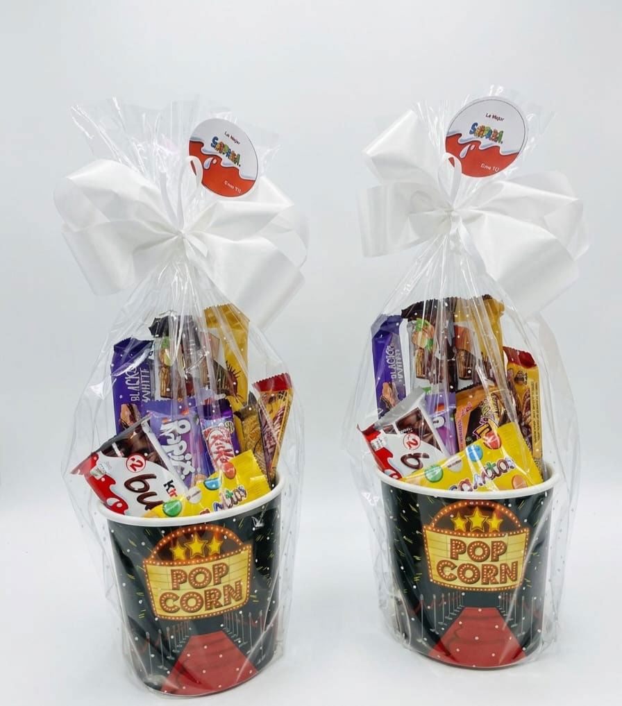 Cubo chocolatinas premium en palomitero