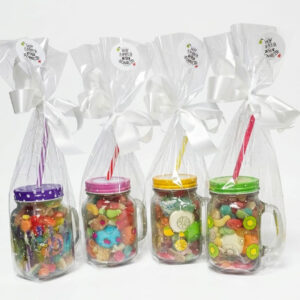 Jarra con Pajita "Arcoíris de Chuches"